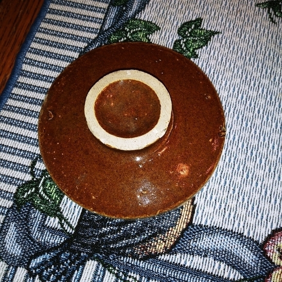 Antique Farm House Primitive Crock Bean Pot - Picture 6 of 7